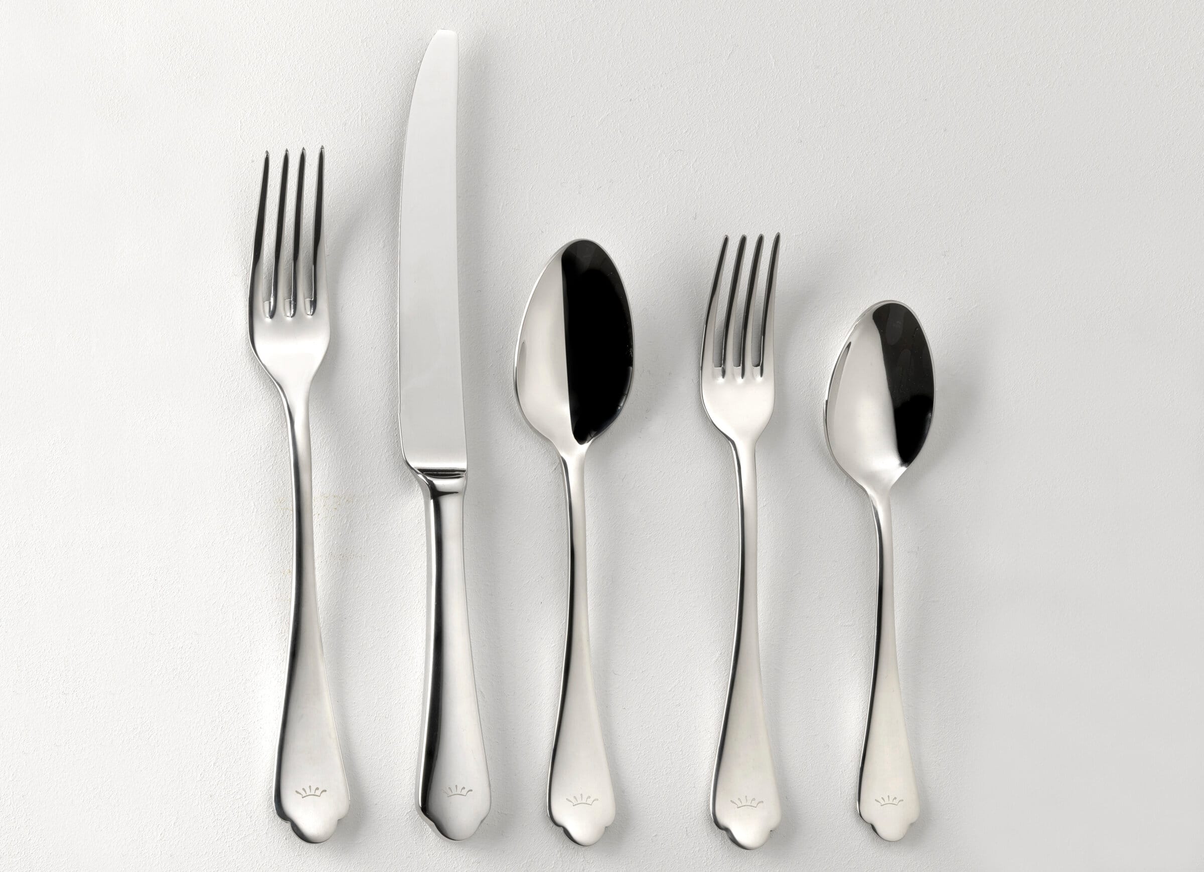 5-Piece Stainless Steel Cutlery Set | Flora | GINORI 1735